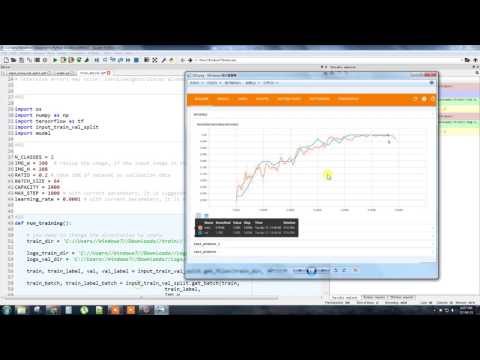 Tensorflow tutorial-TensorBoard tutorial-how to do training and validation at the same time_02