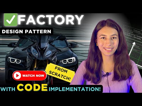 Factory Design Pattern | LLD Series | Low-Level Design with Code & Class Diagram Car & Bike factory