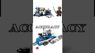 Plo Koon Microfighter vs Captain Rex Microfighter #legostarwars #edit #shorts #plokoon #captainrex