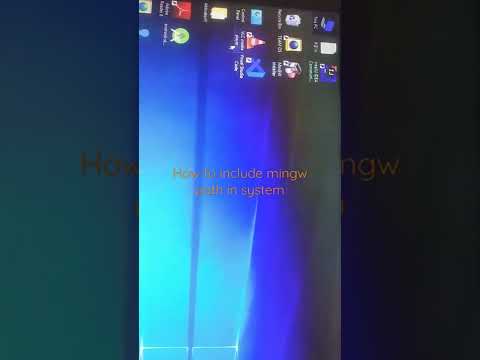 💯👩‍💻How to add mingw path in system♥️👍
