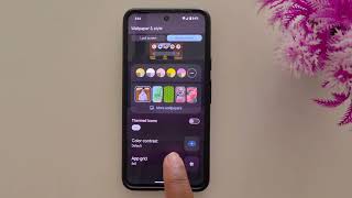 Android 15 Color Contrast Settings