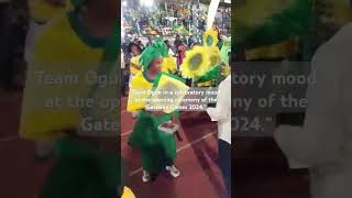 Team Ogun in a celebratory mood at the opening ceremony of the Gateway Games 2024.