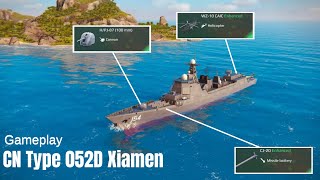 CN Type 052D Xiamen Gameplay - Must watch - Modern Warshiwps🇨🇳