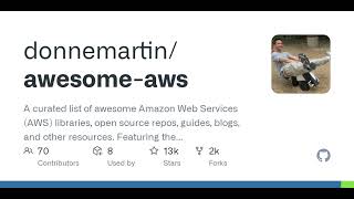 GitHub - donnemartin/awesome-aws: A curated list of awesome Amazon Web Services (AWS) libraries, ...