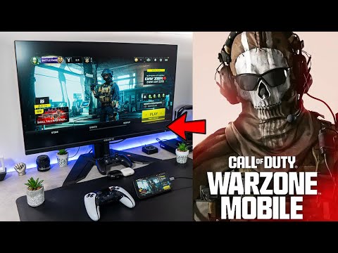 How to Play Warzone Mobile on a Monitor/TV (Rebirth Island)