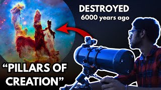 My Telescope vs Hubble – I Captured the Pillars of Creation Through Celestron LCM 114