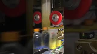 Super high speed plastic bottle shrink sleeve machine #reliancemachinery #manufacturing #automation