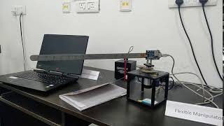 Adaptive controller on flexible robot arm