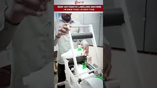 Semi-Auto Labelling Machine in Action #labellingmachine #labelling
