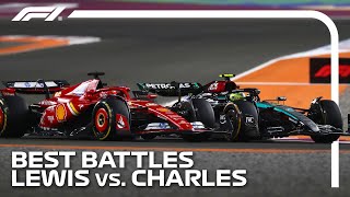 Hamilton and Leclerc Battling For 8 Minutes Straight