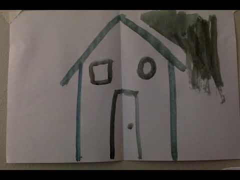 Day and Night House Water Color