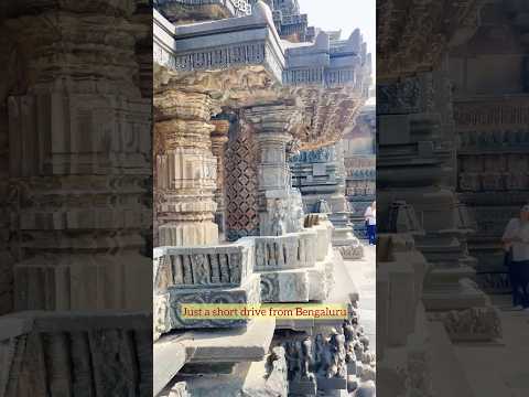 Hoysala historic stone art (Belur, Hassan District) #shorts #travelindia