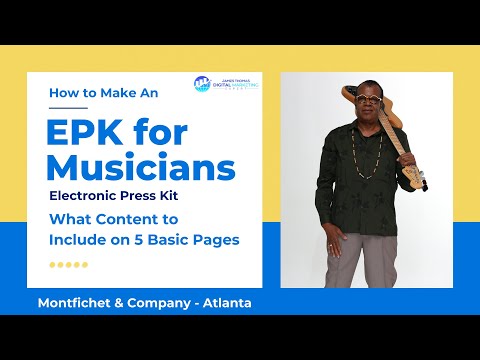 How to Make an EPK for Musicians  What Content to Include on 5 Basic Pages