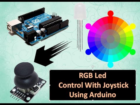 Rgb Led Control With Joystick Module(Arduino)