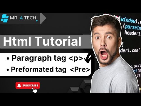 HTML Paragraph and Preformated Tags Explained | Easy HTML Tutorial in Hindi/Urdu