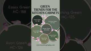 Green Trends for the Whole House #colorcombination