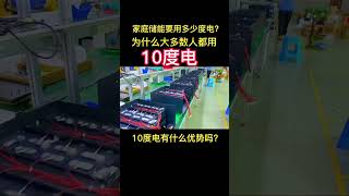 第8集 家庭储能要用多少度电？为什么大多数人都用10度电，10度电有什么优势？