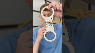 How much force to break police hand cuffs? #shorts
