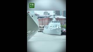 超丝滑！看中国海军071型两栖船坞登陆舰如何实现“倒车入库”！| 军迷天下