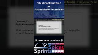 Scrum Master - SM Interview Question 22 of 200 #scrummasterinterview #scrummaster #agileinterview