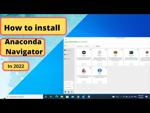 How to Install Anaconda navigator in 2022 | Python