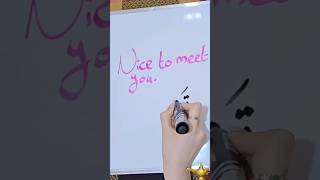 How to say “nice to meet you” in Arabic #learnarabiconline #languagelessons #languagesschool