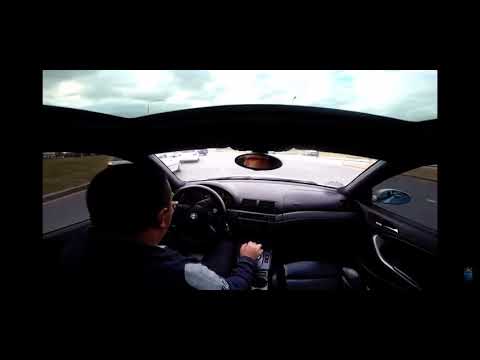 Crazy driver wrecks car then turns off radio