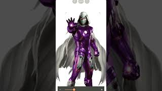 Ironman + Moon knight ||Fusion art || #edit #avengers #fusionart #ironman #shorts #ytshorts