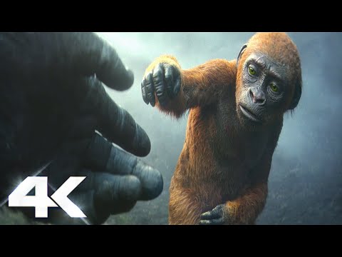 Kong Meets [Suko] Mini Kong | Godzilla x Kong: The New Empire Fight Scene (2024)