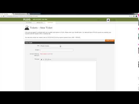 PLUJO : Pharmasave WIAB : Creating a Ticket