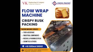 Flow Warp Machine I Food packaging machine I All packing solutions I Rusk Packaging IV K Engineering