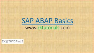 2.1 How To Create SAP ABAP ALV Report | SAP Purchase Order Details ALV Report | SAP EKKO EKPO Tables