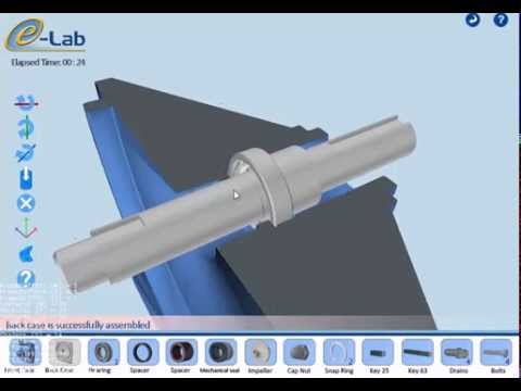 Pump Assembly Experiment Overview (www.elab.edu.eg)
