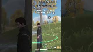 alok character in fall damage r3cover total hp 116😈😈😈😈😈