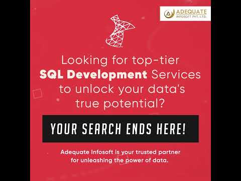 Looking for top-tier SQL Development Services to unlock your data's true potential?#sql #development
