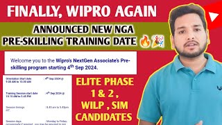 Wipro Pre-skilling Training Update 🔥| Breaking News | Survey Form | Onboarding Mail | 5 Sept Joining