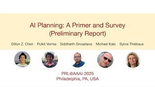 [PRL @ AAAI2025] AI Planning: A Primer and Survey (Preliminary Report)