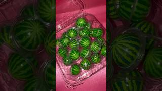 韓国コンビニに売ってたミニスイカゼリー食べてみた🍉#shorts #asmr #eating #お菓子 #food #snacks #gummy