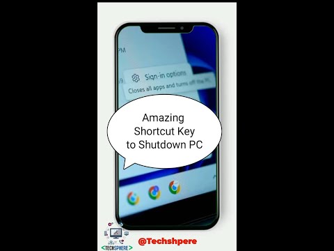 Secret Shortcut to Shutdown your PC with just one key 🔥 #shorts #trending #windows #tech