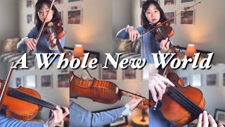 A Whole New World from "Aladdin" - violin, viola cover