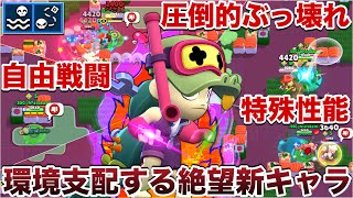 【ブロスタ】新キャラ『アリー』が最強のぶっ壊れすぎて最速1000トロ状態でソロ潜って理不尽な特殊性能活かして無限煽り粘着して無双してみたWWWWWWWW