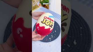如果你收到这么大的巧克力奇趣蛋，你开心吗？ #奇趣蛋 #巧克力
