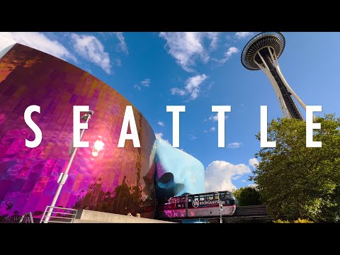 [4K] 🇺🇸Seattle Walking Tour 2025 | Downtown, Pike Place Market, Space Needle, Chihuly Garden, Boeing