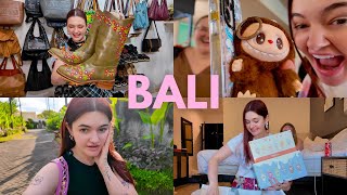 BALI ☆ getting my first ever SECRET labubu, custom made boots & shopping in bali!