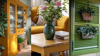 25 Stunning Yellow & Green DIY Projects for a Vintage Modern Farmhouse Look