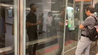 [完咗中環燒肉店探索就一嚟搭到二哥橙車]MTR TCL CAF Train V602/V802 駛入香港3號月台