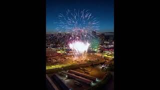 Canadaday🎉🇨🇦with fireworks in Calgary #canadalifevlog  #yyc #viralvideo #fyp#viral2025#viralshort