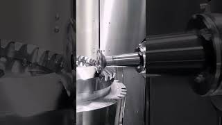 Big Insert Cutter machining a Spiral Bevel Gear