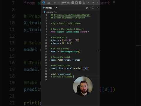 Linear Regression with Scikit-Learn - Python Explained