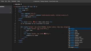 Estilos css (visual studios code)